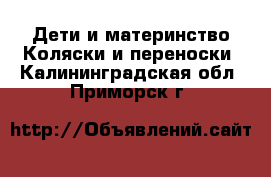 Дети и материнство Коляски и переноски. Калининградская обл.,Приморск г.